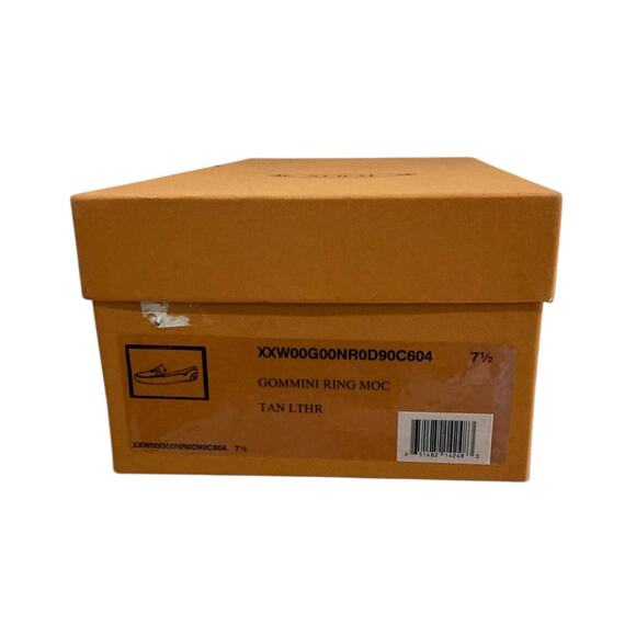 Tod’s Gommini Ring Moccasin Loafers Calfskin Leather Tan Size 7.5 Made Italy - Picture 10 of 10